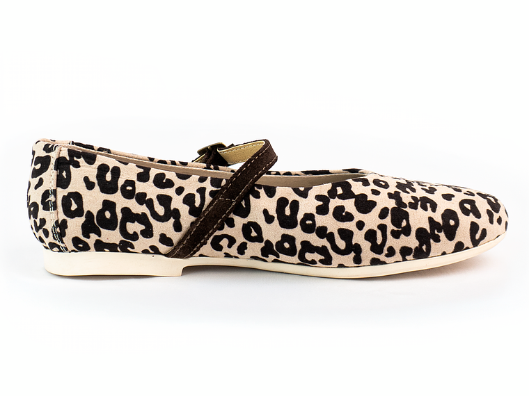 Bailarinas para mujer en lona – LIRIA - Color Animal Print 1