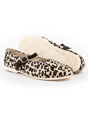 Bailarinas para mujer en lona – LIRIA - Color Animal Print