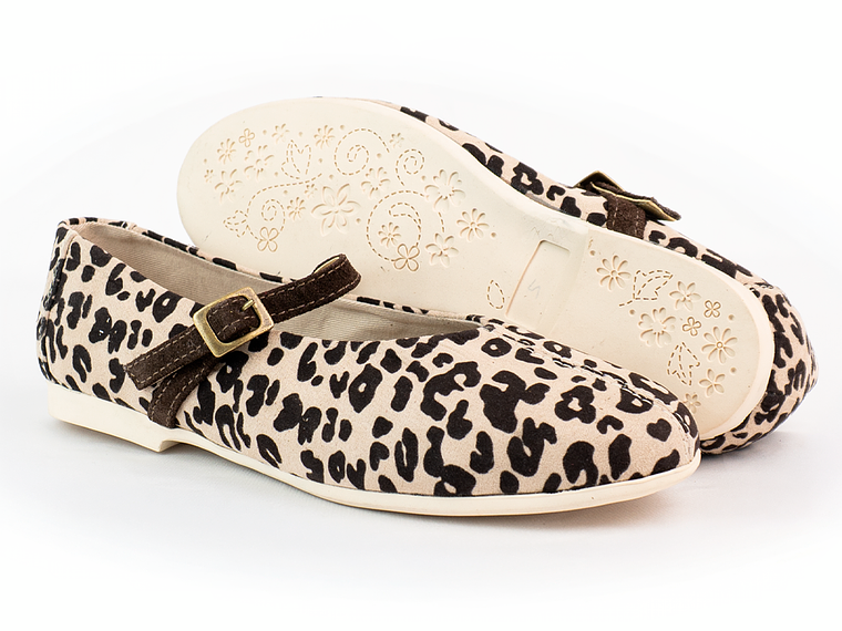 Bailarinas para mujer en lona – LIRIA - Color Animal Print 2