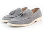 Mocasines para hombre en cuero carnaza - TARTÁN - Color gris - Miniatura 2