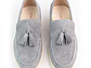 Mocasines para hombre en cuero carnaza - TARTÁN - Color gris - Miniatura 5
