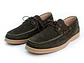 Zapatos apache Kintyre en cuero carnaza - Color verde oliva - Miniatura 3