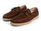 Zapatos apache Kintyre en cuero carnaza - Color sienna - Miniatura 3