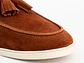 Mocasines para hombre en cuero carnaza - TARTÁN - Color terracota - Miniatura 4