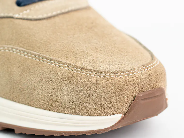 Tenis para hombre en cuero carnaza - CUMBRE - Color beige 4