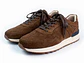 Tenis para hombre en cuero carnaza - CUMBRE - Color Chocolate - Miniatura 2