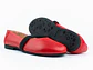 Bailarinas para mujer en cuero liso con elástico – LIRIA - Color Rojo  - Miniatura 3