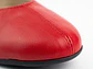 Bailarinas para mujer en cuero liso con cordón – LIRIA - Color Rojo - Miniatura 5