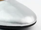 Bailarinas para mujer en cuero liso con taches – LIRIA - Color silver - Miniatura 5