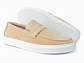 Mocasines para hombre en cuero carnaza - LORNE - Color Castor-  - Miniatura 2