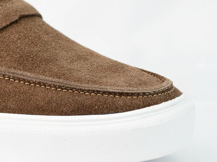 Mocasines para hombre en cuero carnaza - LORNE - Color café 5