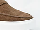 Mocasines para hombre en cuero carnaza - LORNE - Color café - Miniatura 5