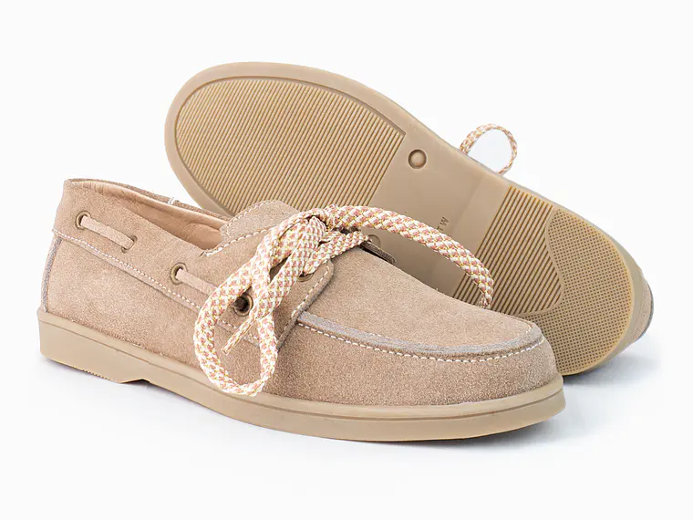 Zapatos apache Cantyre en cuero carnaza - Color Trigo-  2