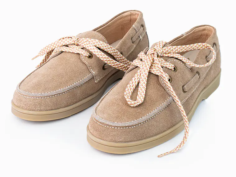 Zapatos apache Cantyre en cuero carnaza - Color Trigo-  3