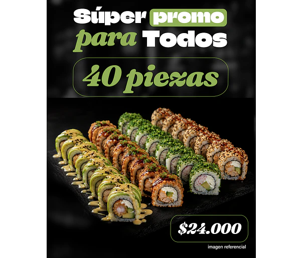 Promoción 40 piezas