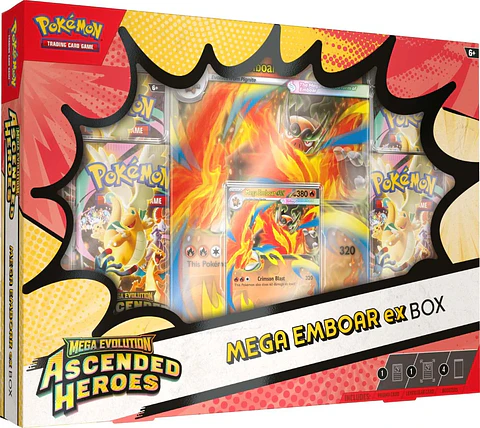 Ascended Heroes Mega Emboar ex Box