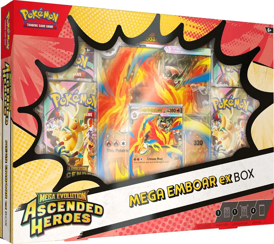 Ascended Heroes Mega Emboar ex Box 1