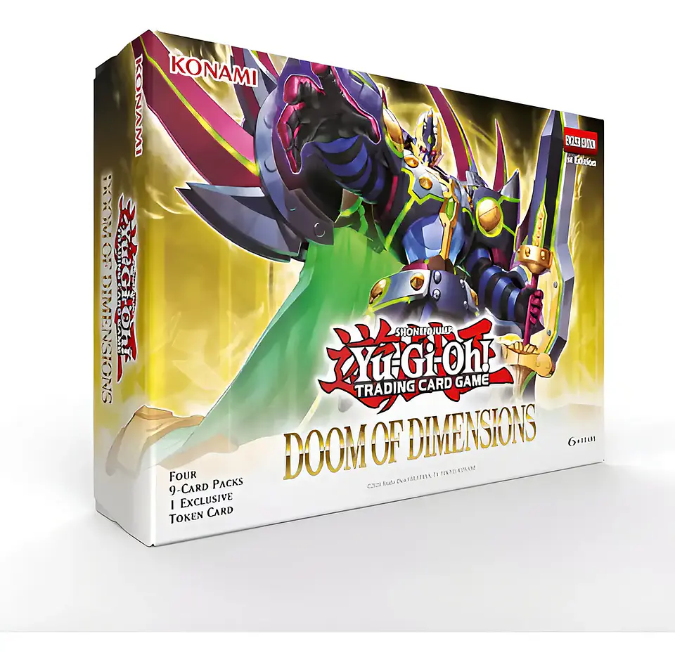 Yu-gi-oh Doom Of Dimensions Token Box Ingles - 4 Sobres  1