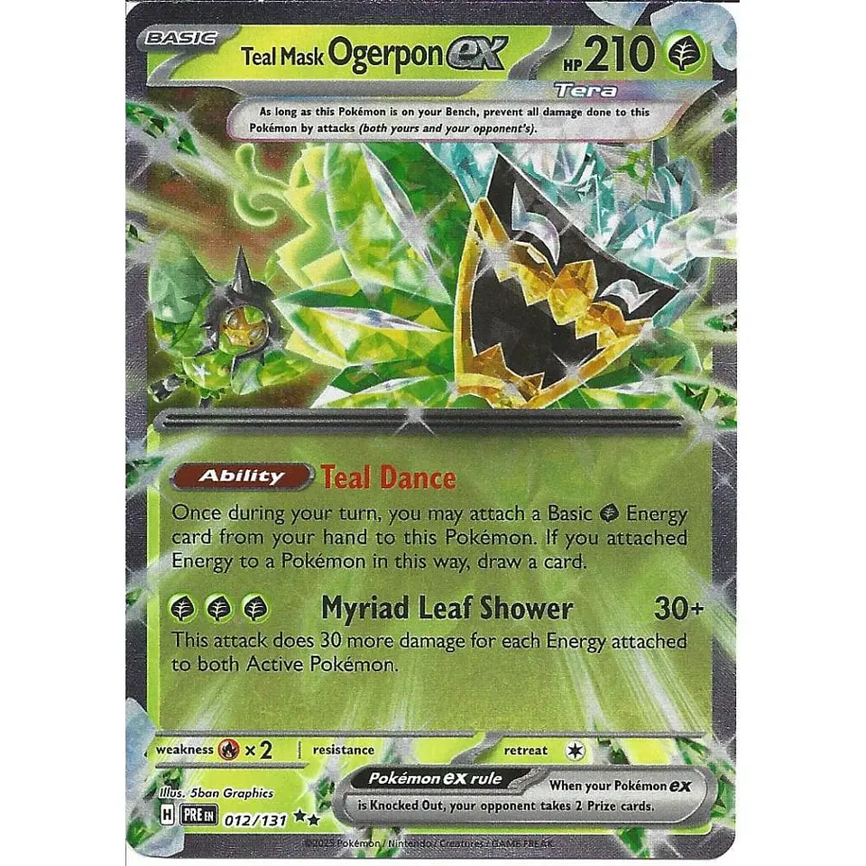 Teal Mask Ogerpon ex - 012/131 - SV: Prismatic Evolutions 1