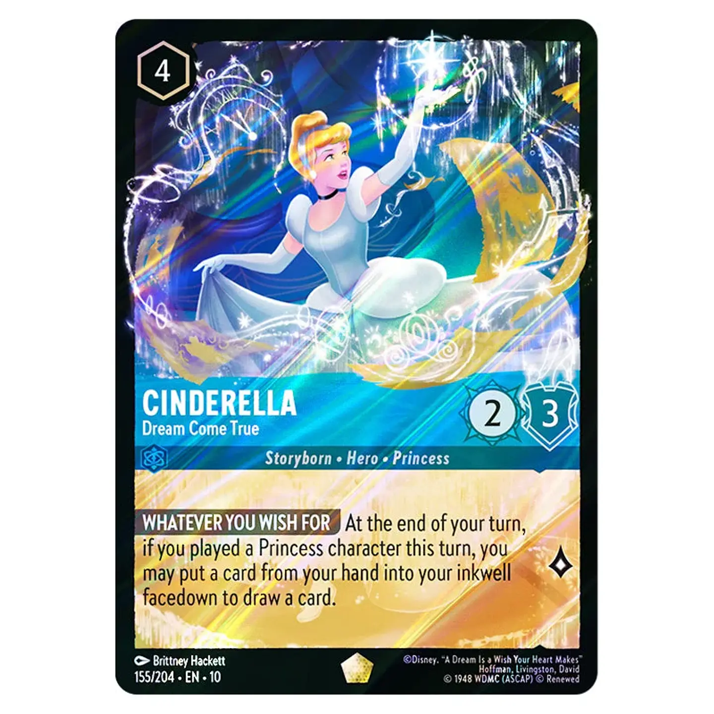 Cinderella - Dream Come True Foil  1