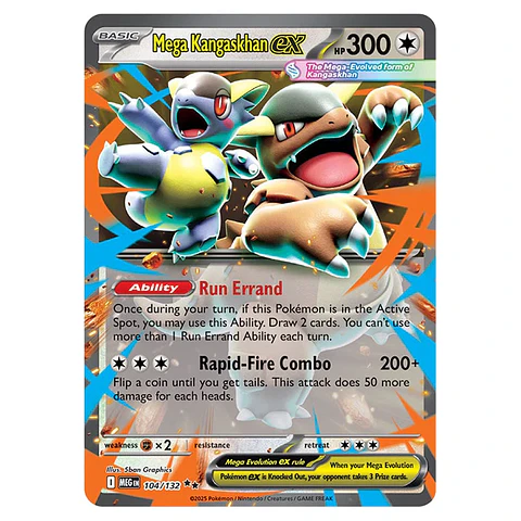 Mega Kangaskhan ex - 104/132 - ME01: Mega Evolution 