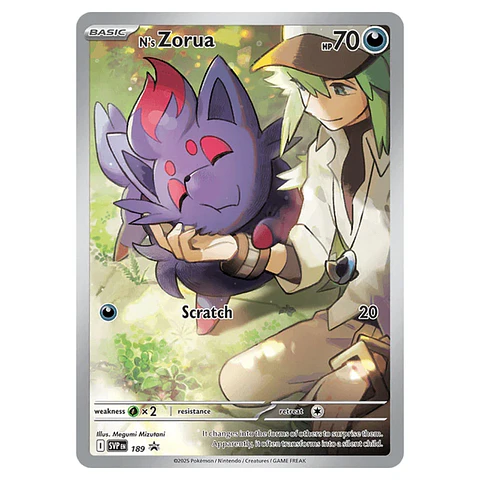 N's Zorua - 189 - SV: Scarlet & Violet Promo Cards