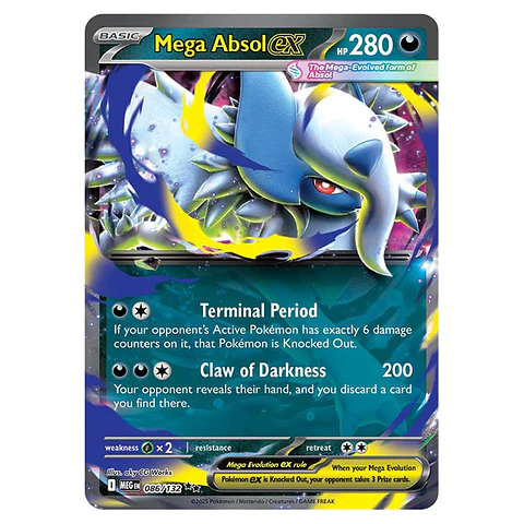 Mega Absol ex - 086/132 - ME01: Mega Evolution
