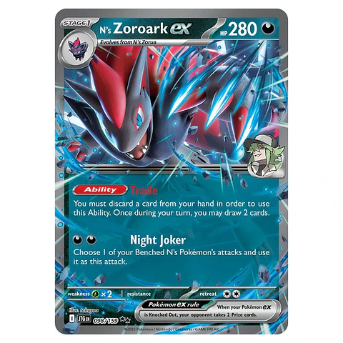 N's Zoroark ex - 098/159 - SV09: Journey Together 