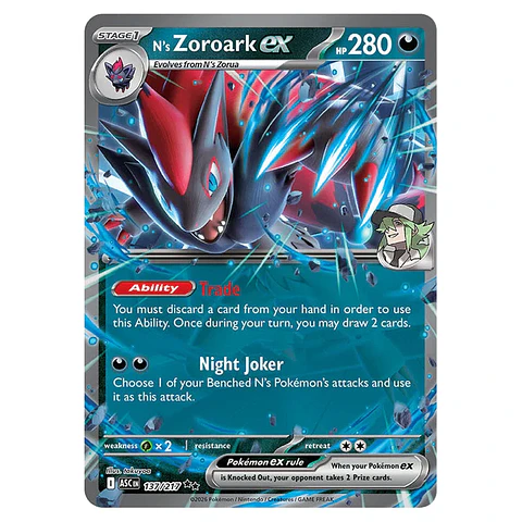 N's Zoroark ex - 137/217 - ME: Ascended Heroes