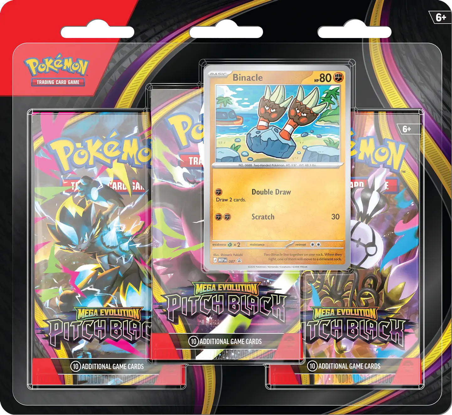 Pitch Black - 3-Pack Blister 1