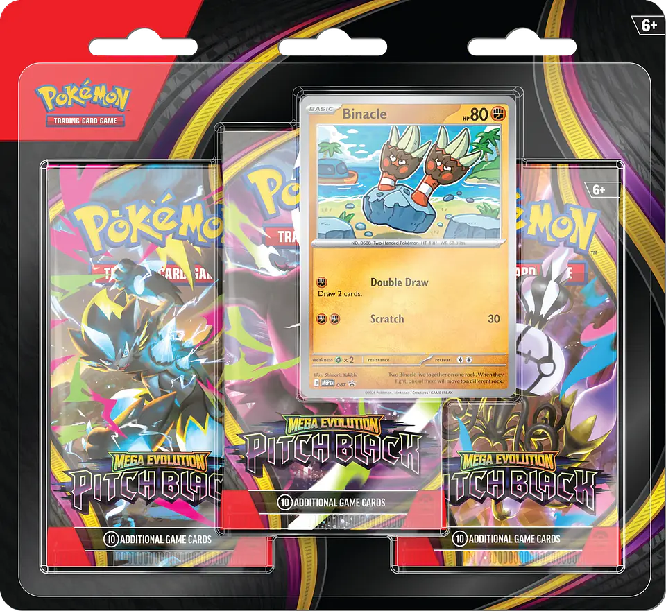 Pitch Black - 3-Pack Blister 1