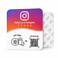 Placa Adherible para Instagram Follow | NFC + QR - Miniatura 1