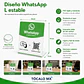 Banner de Mostrador para WhatsApp | NFC + QR - Miniatura 2
