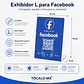 Banner de Mostrador para Facebook Follow | NFC + QR - Miniatura 4