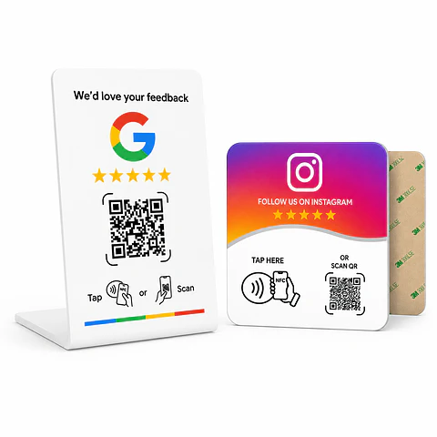 Pack Banner + Placa | NFC + QR