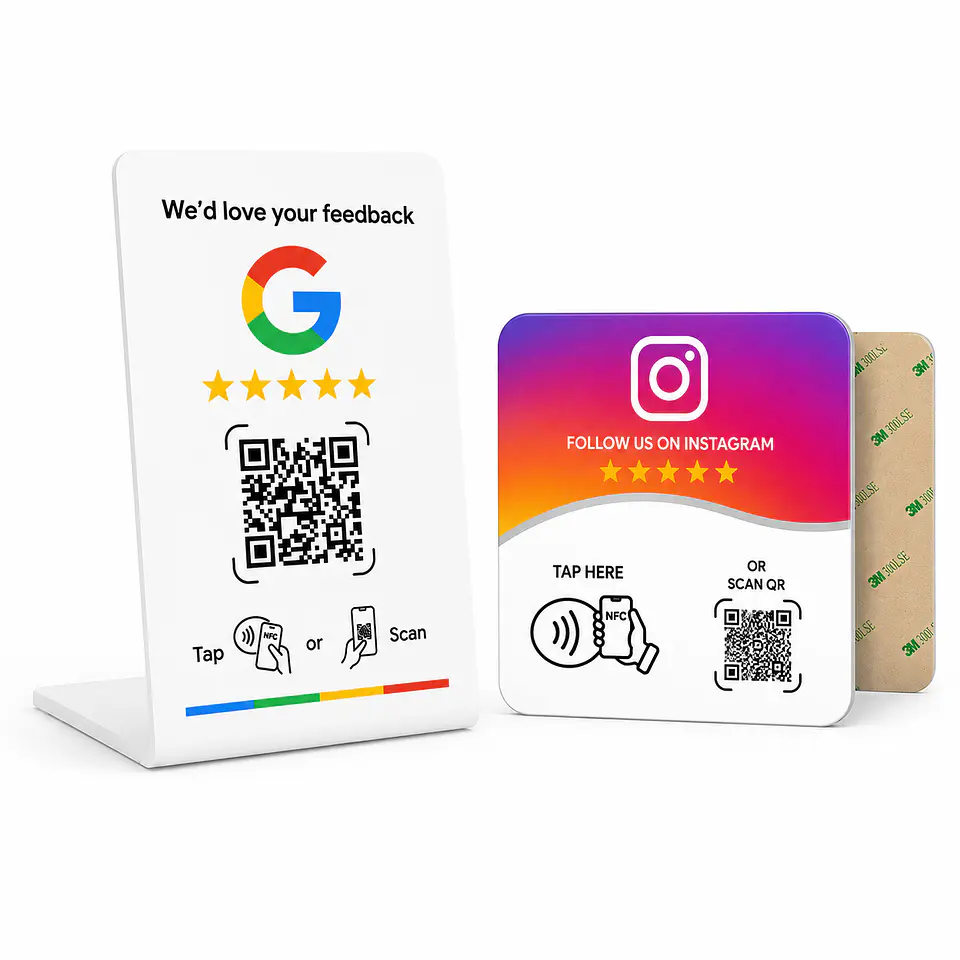 Pack Banner + Placa | NFC + QR 1