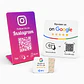 Kit 3 en 1: Banner + Placa + Etiqueta NFC Google - Miniatura 2