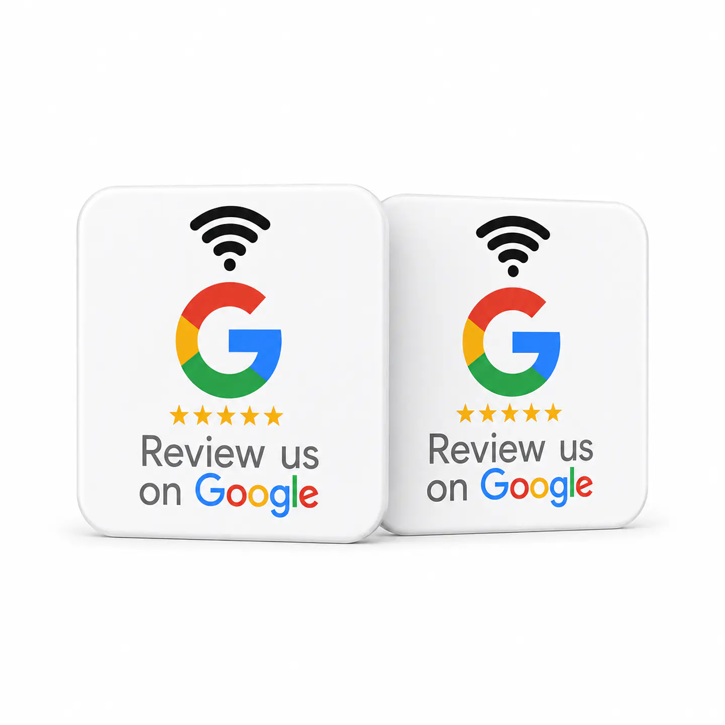 Pack 2 Etiquetas NFC Google Reviews 30 × 30 mm 1