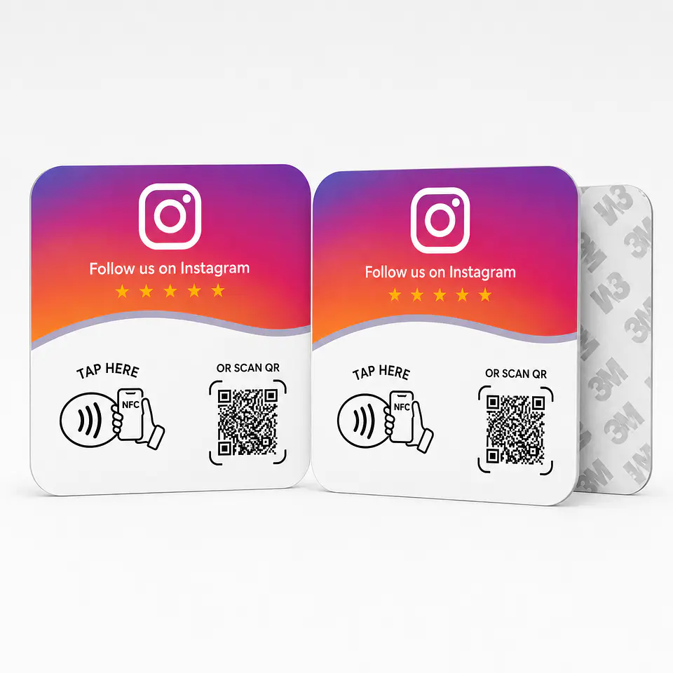 Pack de 2 Placas a Elegir | NFC + QR 2