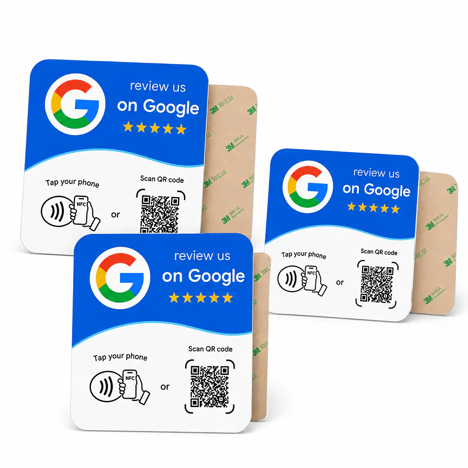 Pack de 3 Placas a Elegir | NFC + QR 4