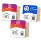 Pack de 3 Placas a Elegir | NFC + QR - Miniatura 2
