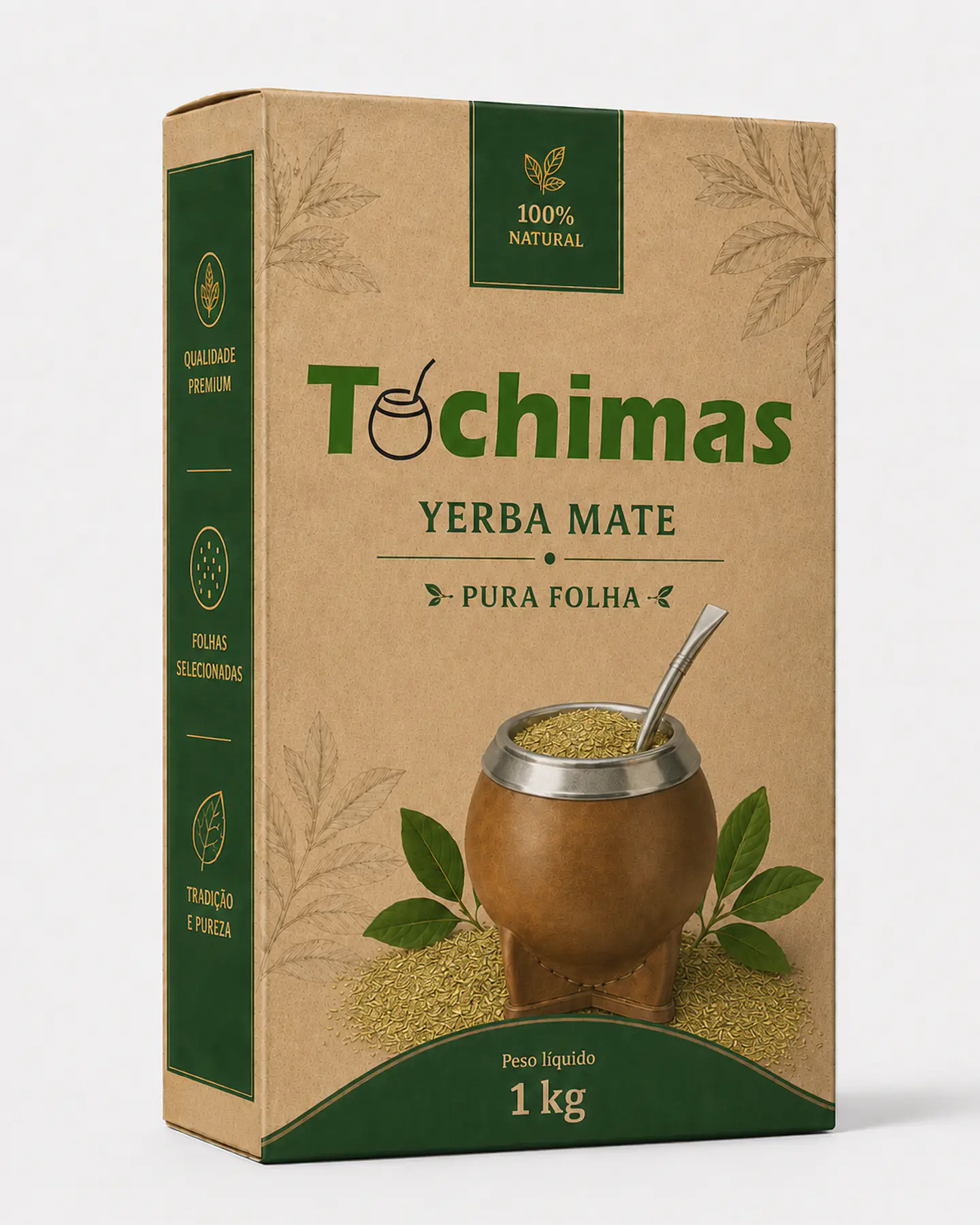 TOCHIMAS Yerba Mate Pura Folha 1