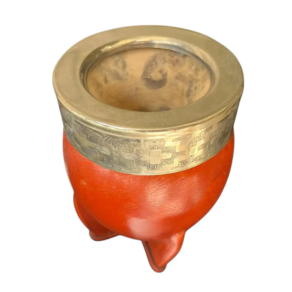 Tochimas Mate Imperial Artesanal Calabaza - Virola Pampa 2