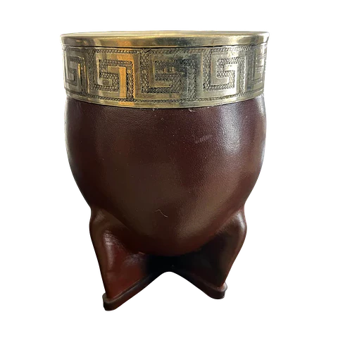 Tochimas Mate Imperial Artesanal Calabaça - Castanho escuro
