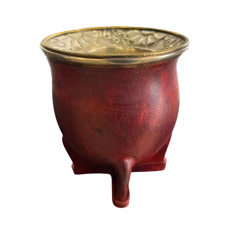 Tochimas Mate Camioneiro Calabaça - Borda volcada - Castanho 3