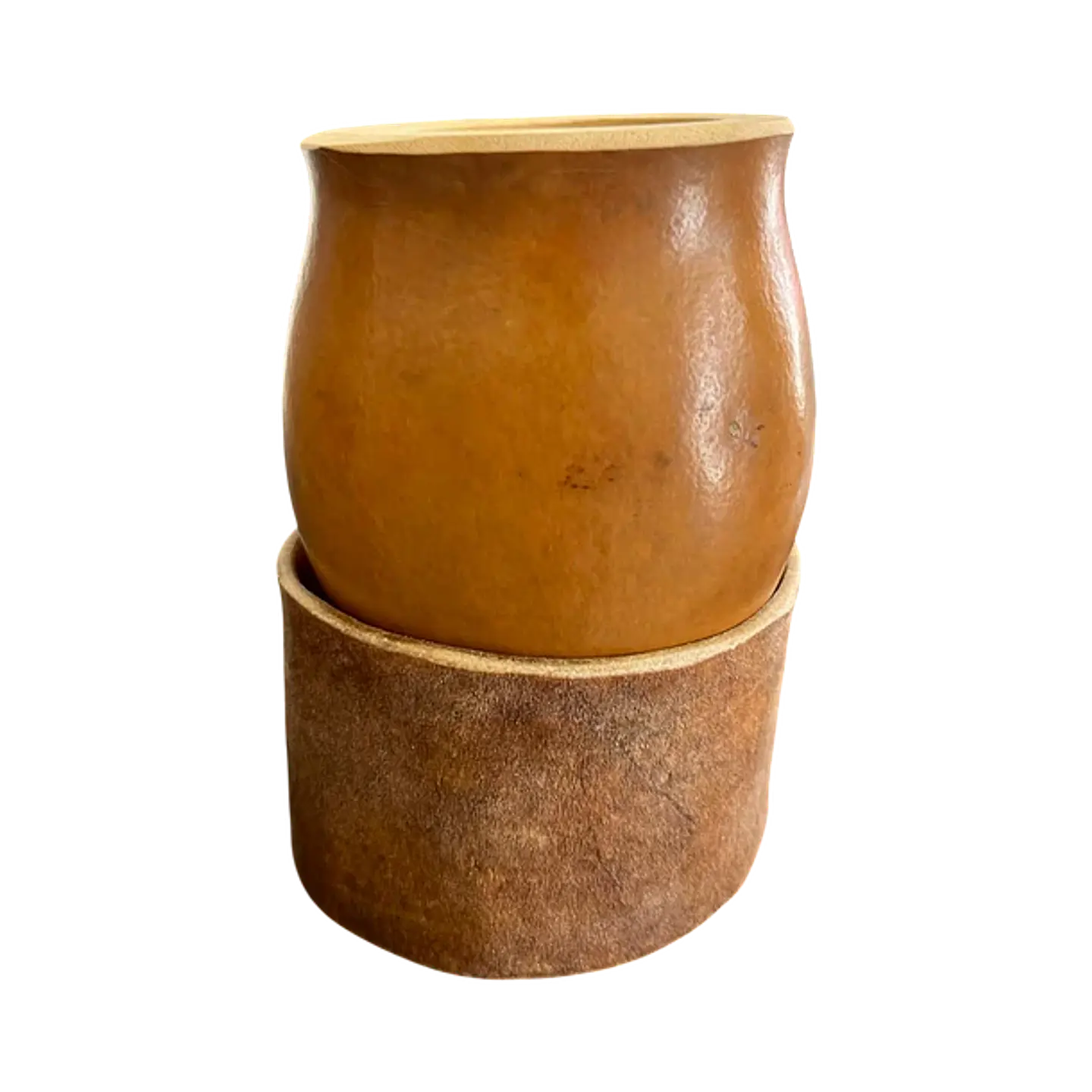 Tochimas Mate Calabaça Criollo - Base de couro 1