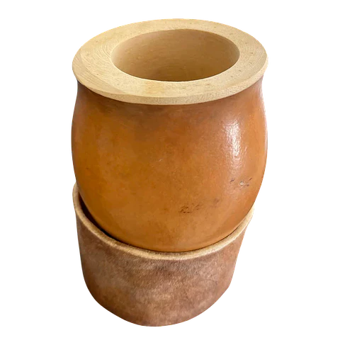 Tochimas Mate Calabaça Criollo - Base de couro