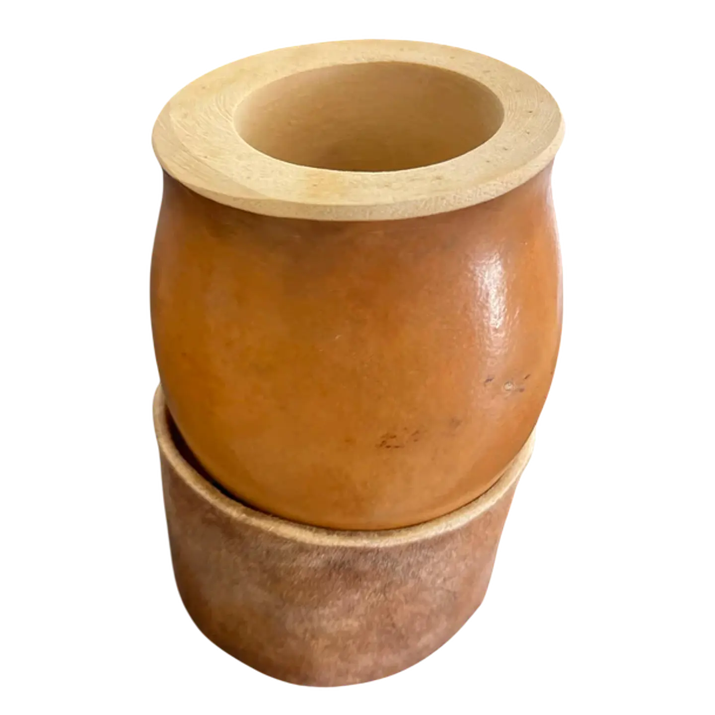 Tochimas Mate Calabaça Criollo - Base de couro 2