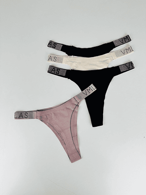 4 COLALESS DE ALGODÓN BRILLO #070