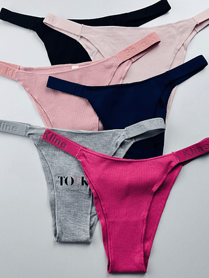 4 CALZON BIKINI DE ALGODON  #932